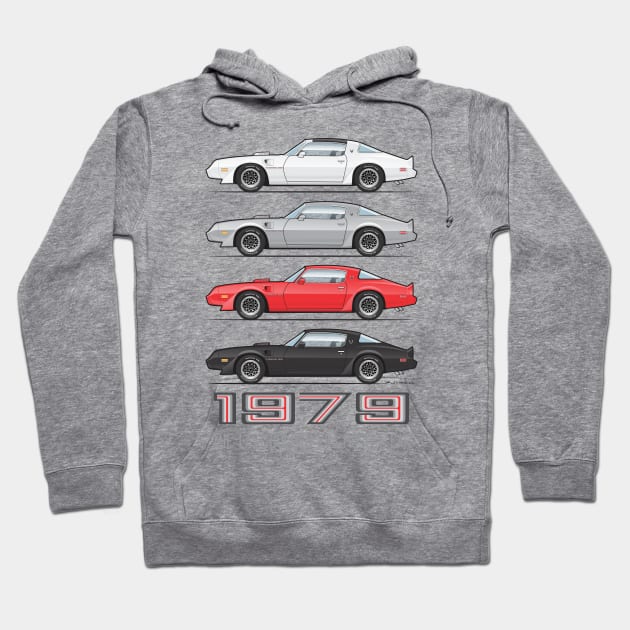 1979 trans am colors Hoodie by ArtOnWheels